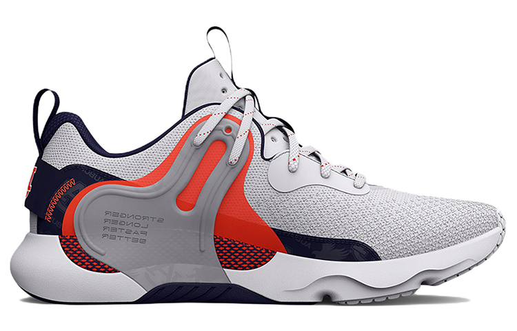 Order Under Armour HOVR Apex 3 'Putih Team Oranye' Kolegiat 3026158-102
