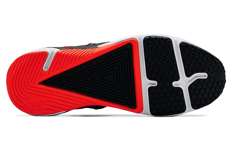 Shop Zapatillas Under Armour HOVR Apex 3 para Correr Negro/Rojo 3024271-103
