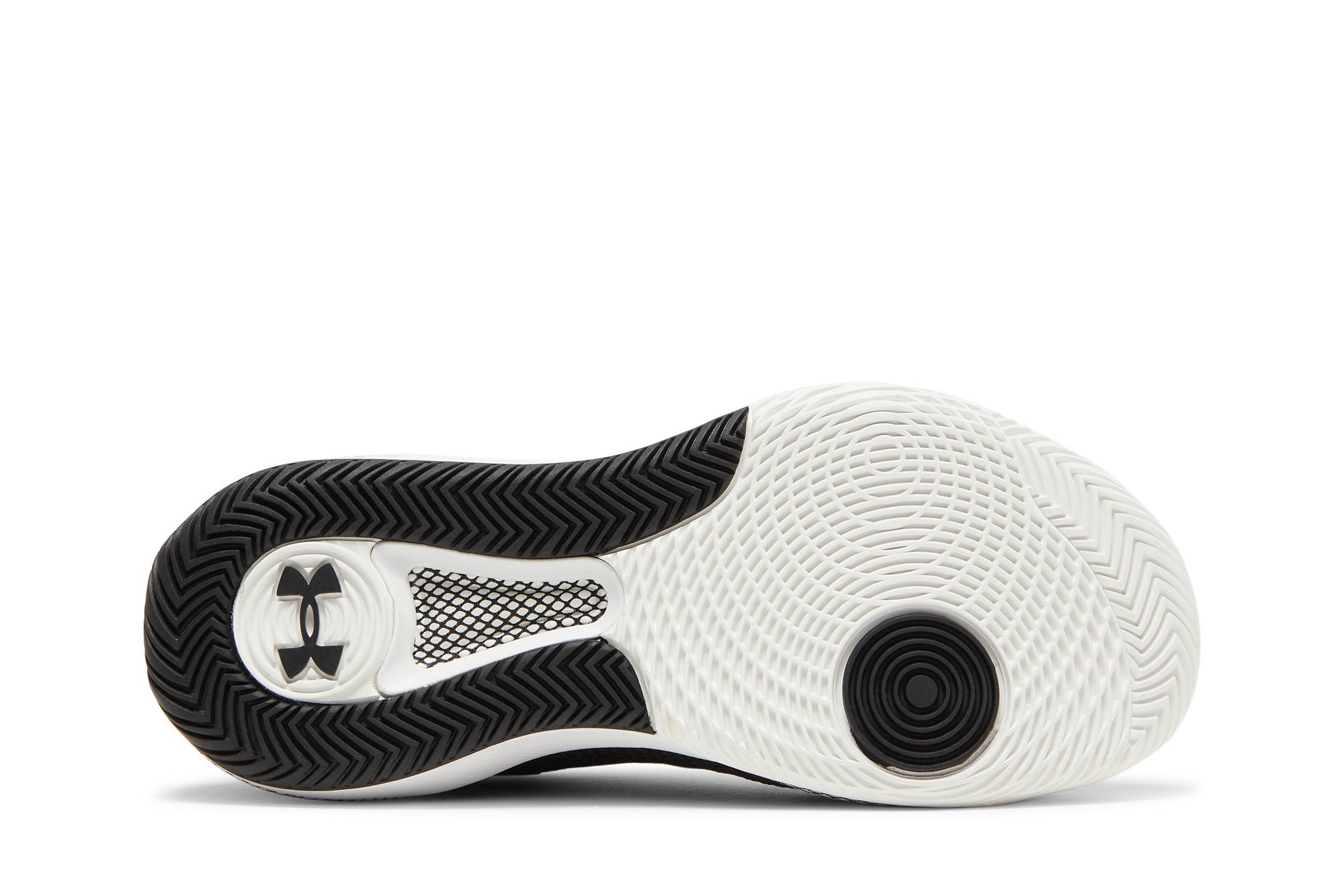 Shop (W) 安德玛 HOVR Block City '黑白'配色篮球鞋 3023709-001