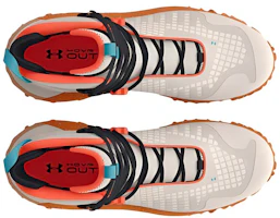 Shop Under Armour HOVR Dawn 運動舒適 耐磨防水輕便 高幫 戶外功能鞋 男款 橙色