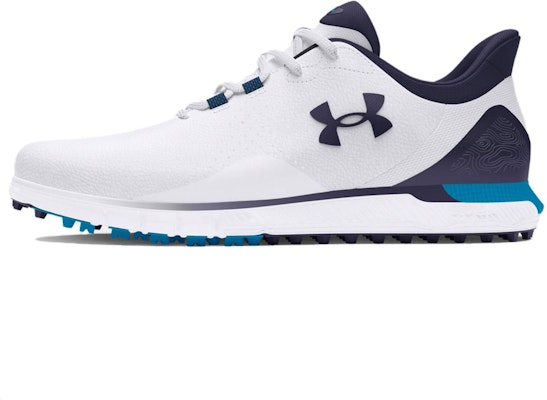 Under Armour HOVR Drive Fade Spikeless Golf Wide 'White Midnight Navy' 3027085-100 Buy Under Armour HOVR Drive Fade Spikeless Golf Wide 'White Midnight Navy' 3027085-100