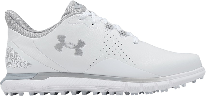 Under Armour HOVR Drive Fade Spikeless Golf Wide 'White Metallic Silver' 3027085-102 Buy Under Armour HOVR Drive Fade Spikeless Golf Wide 'White Metallic Silver' 3027085-102