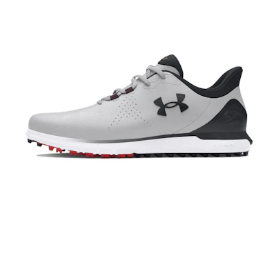 UA HOVR Drive Fade Spikeless Golf Wide 'Mod Grey Black'