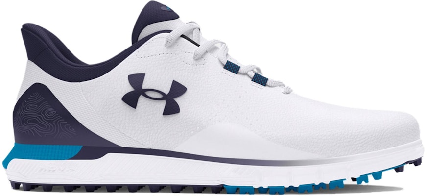 Under Armour HOVR Drive Fade Spikeless Golf Wide 'White Midnight Navy' 3027085-100 Order Under Armour HOVR Drive Fade Spikeless Golf Wide 'White Midnight Navy' 3027085-100