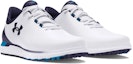 Lookbook Under Armour HOVR Drive Fade Spikeless Golf Wide 'Putih Midnight Navy' 3027085-100