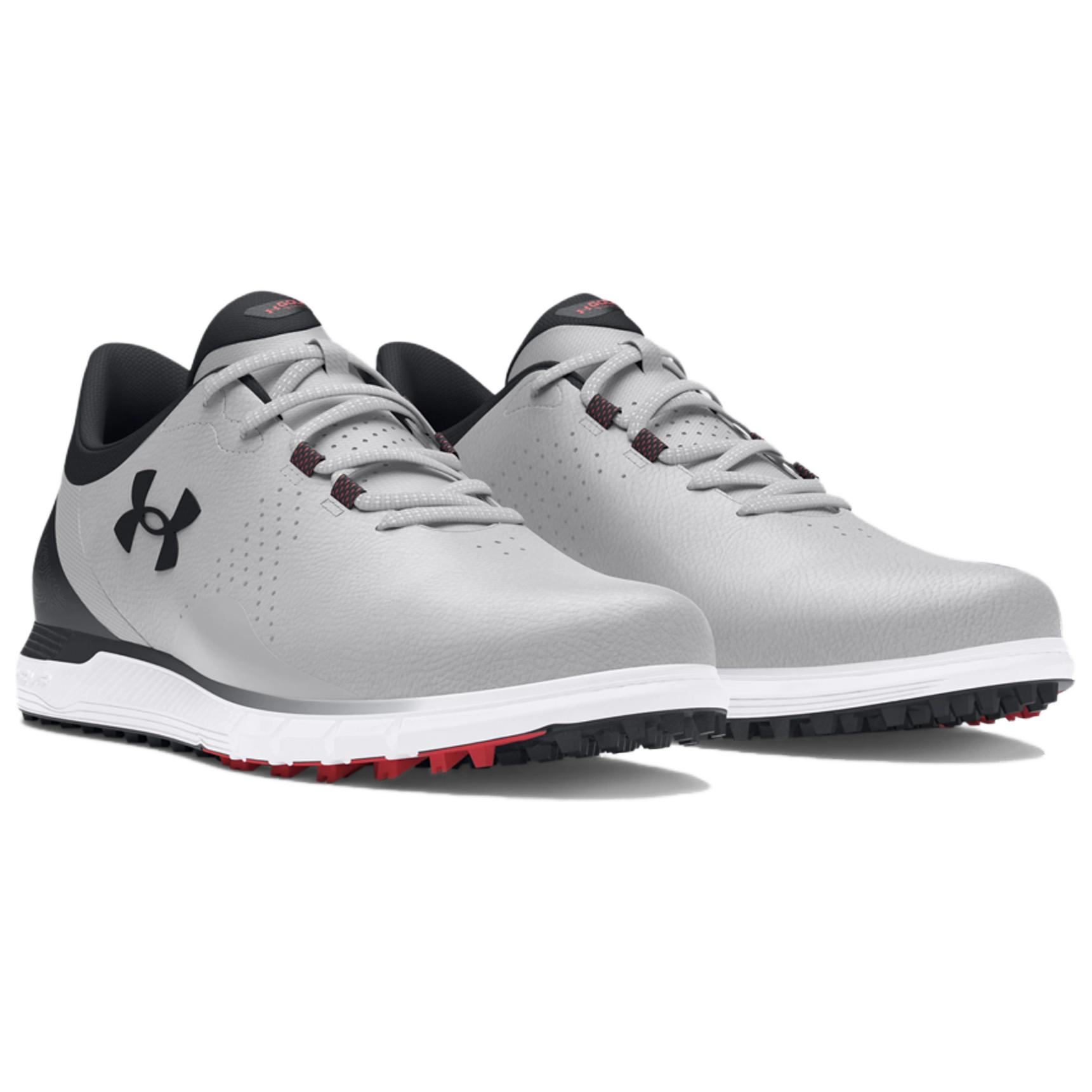 Lookbook Under Armour HOVR Drive Fade Spikeless Golf Wide 'Mod Grey Black' 3027085-101