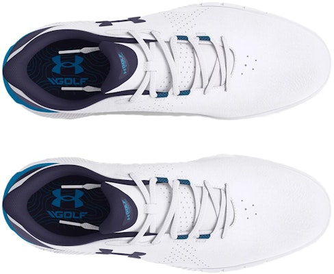 Under Armour HOVR Drive Fade Spikeless Golf Wide 'White Midnight Navy' 3027085-100 Shop Under Armour HOVR Drive Fade Spikeless Golf Wide 'White Midnight Navy' 3027085-100