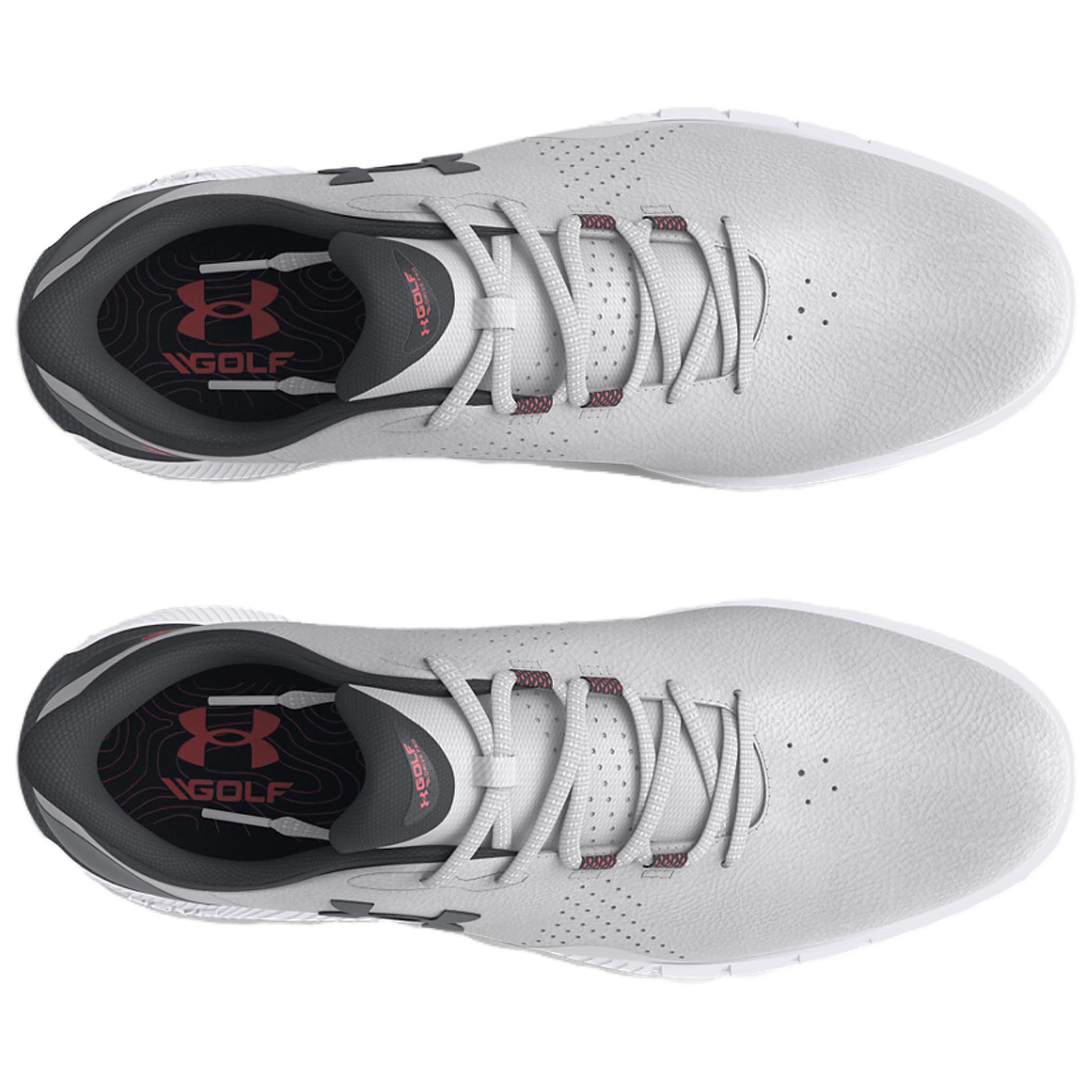 Shop Under Armour HOVR Drive Fade Spikeless Golf Wide 'Mod Grey Black' 3027085-101