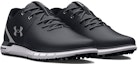 Lookbook Under Armour HOVR Fade 2 Spikeless Golf 2E Wide 'Black Metallic Silver' 3026404-001