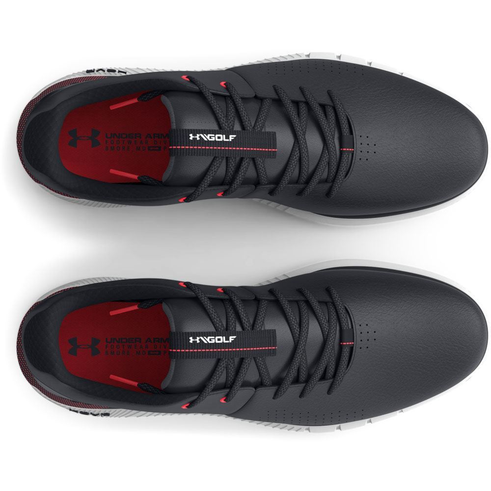 UA HOVR Fade 2 Spikeless Golf 'Black Red' 圖 4