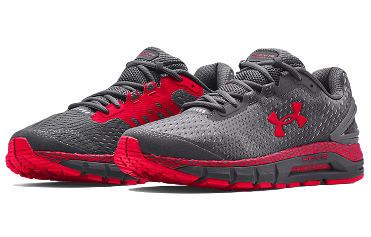 Lookbook UAホバーガーディアン2 グレーレッド 3022588-102