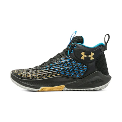 UA HOVR Havoc 4 Clone 'Black Gold Blue'