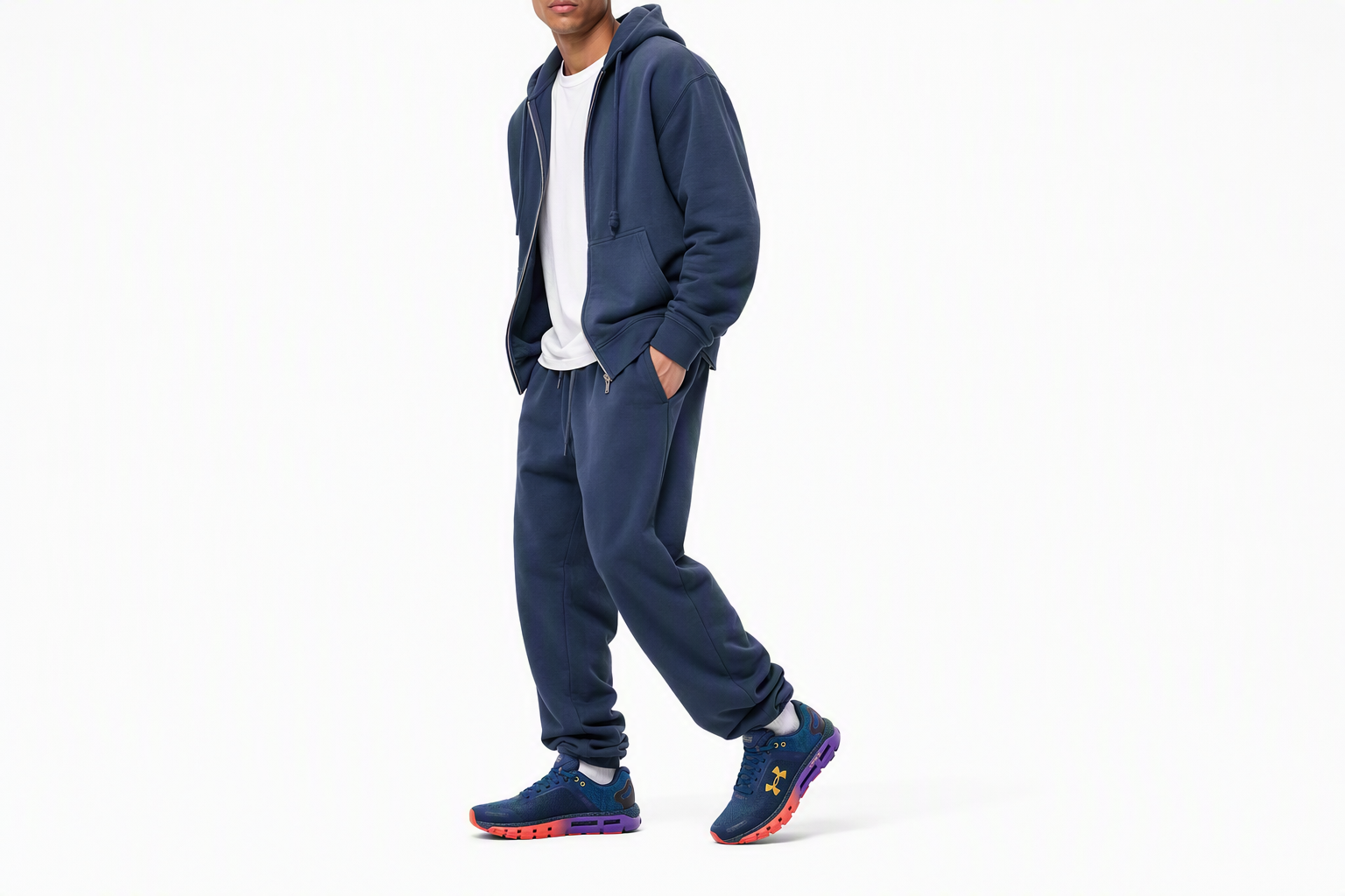 Order Under Armour HOVR Infinite 2 '黑夜海軍藍紫色' 3022587-403