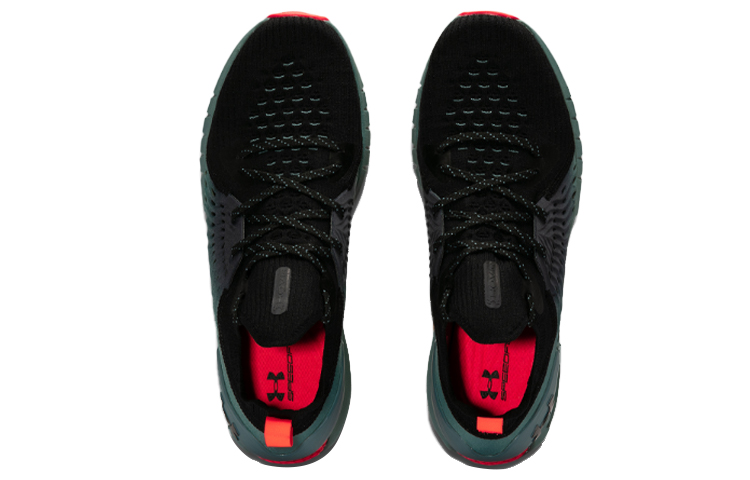 Shop 安德玛 Hovr Infinite 2 潮流編織運動鞋 黑藍粉