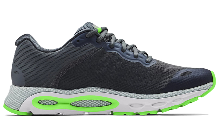 Order Under Armour HOVR Infinite 3 'Pitch Grey Lime' Sneakers Abu-Hijau Limau 3023540-107