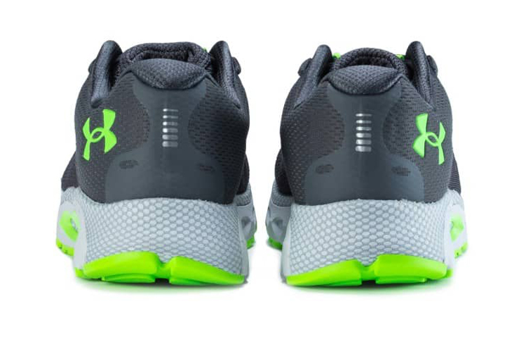 Shop Under Armour HOVR Infinite 3 'Pitch Grey Lime' Sneakers Abu-Hijau Limau 3023540-107