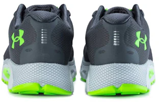 Shop Under Armour HOVR Infinite 3 'Pitch Grey Lime' Sneakers Abu-Hijau Limau 3023540-107