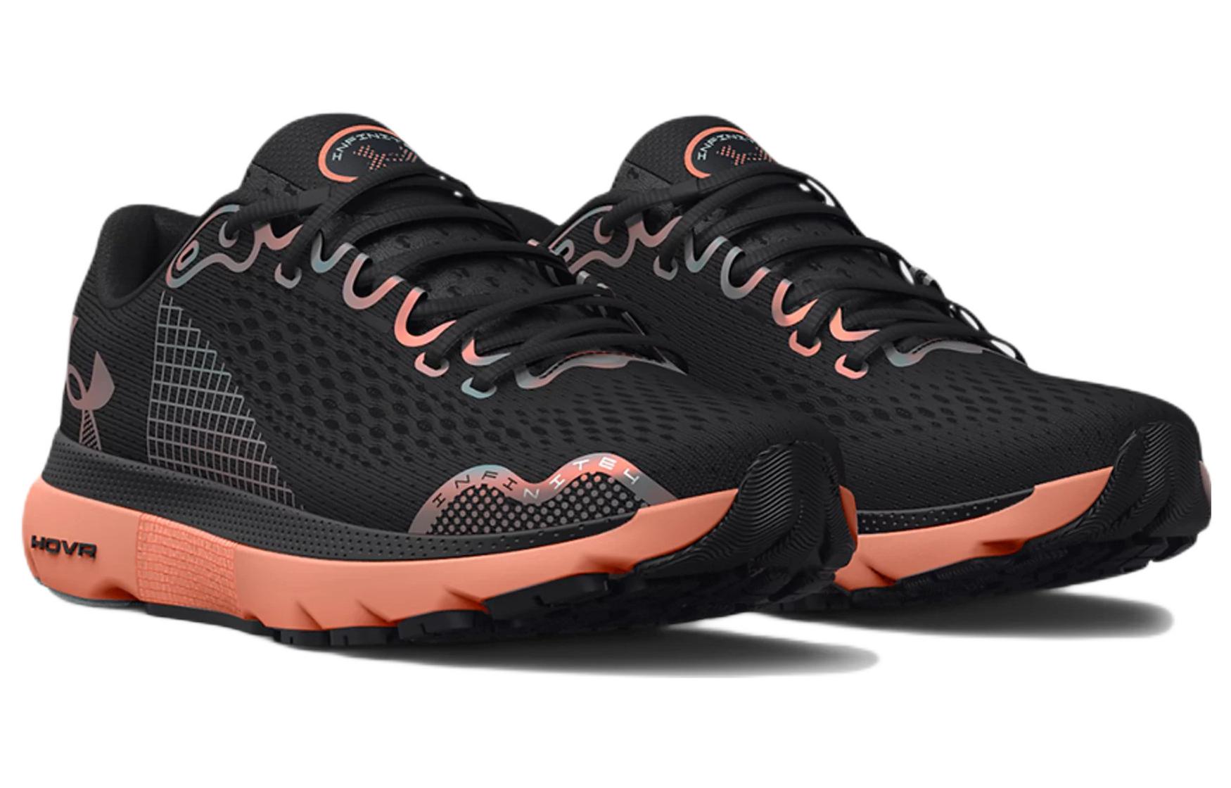 Shop Under Armour HOVR Infinite 4 'Hitam Lunar Coral' 3025443-001
