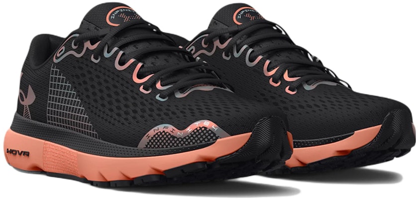 Under Armour HOVR Infinite 4 'Hitam Lunar Coral' 3025443-001 Shop Under Armour HOVR Infinite 4 'Hitam Lunar Coral' 3025443-001