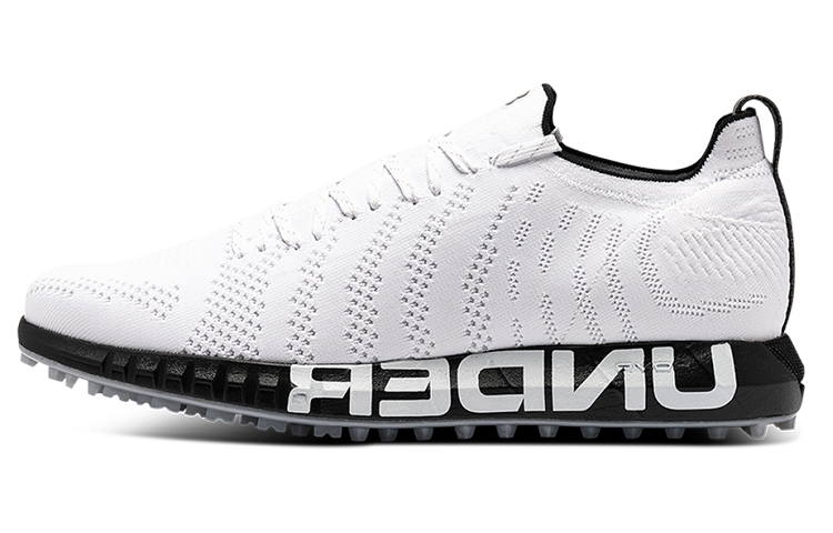 UA HOVR Knit Lace Sports Shoes White/Black