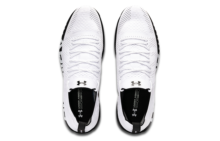 UA HOVR Knit Lace Sports Shoes White/Black 圖 3