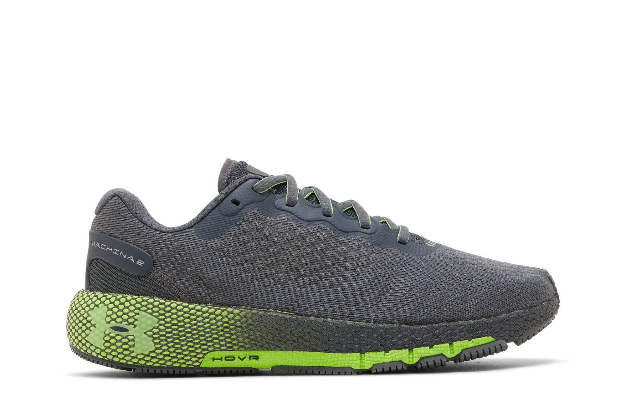 Under Armour HOVR Machina 2 'Pitch Grey Hyper Green' 3023539-104