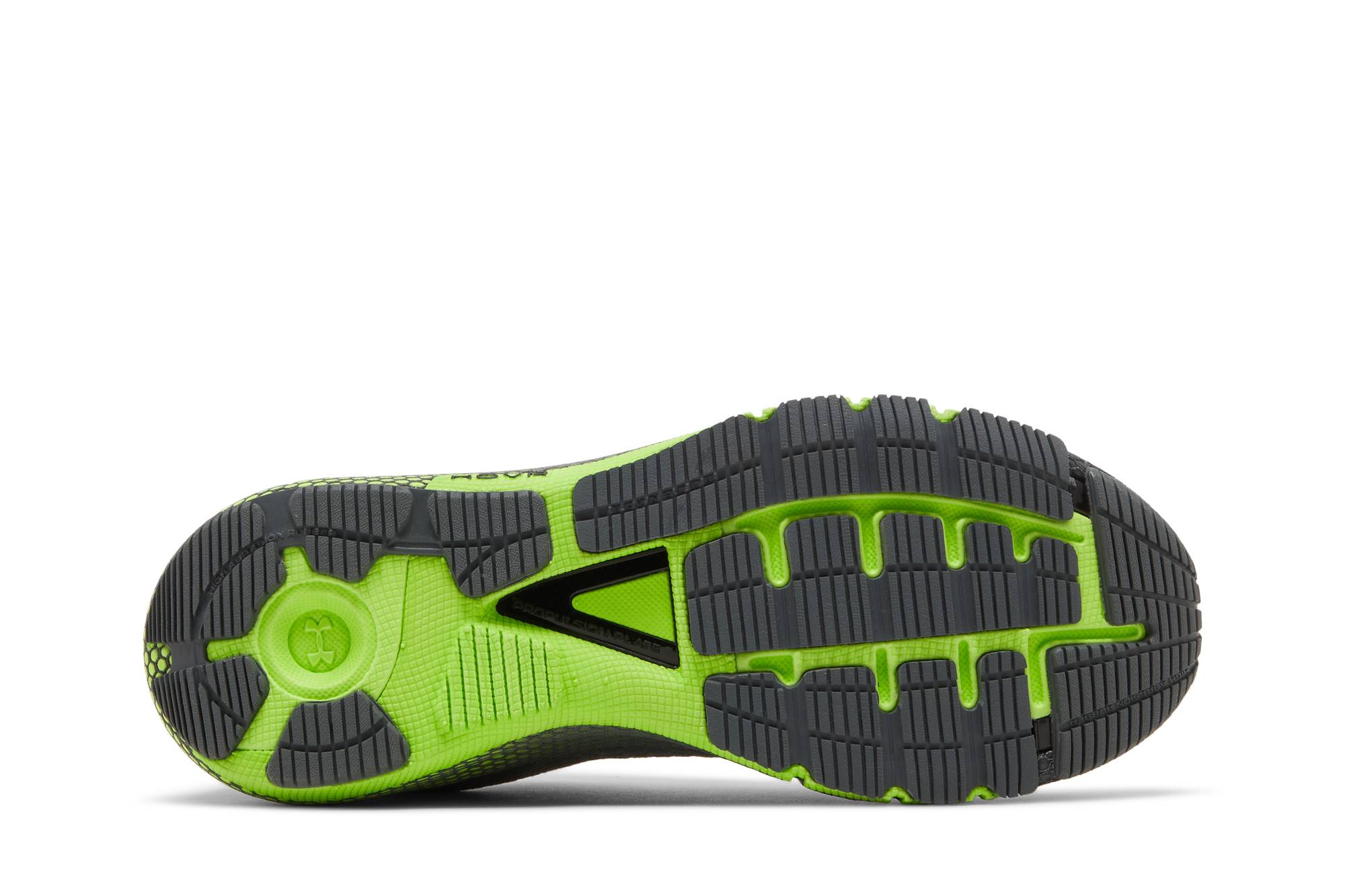 UA HOVR Machina 2 'Pitch Grey Hyper Green' 圖 4