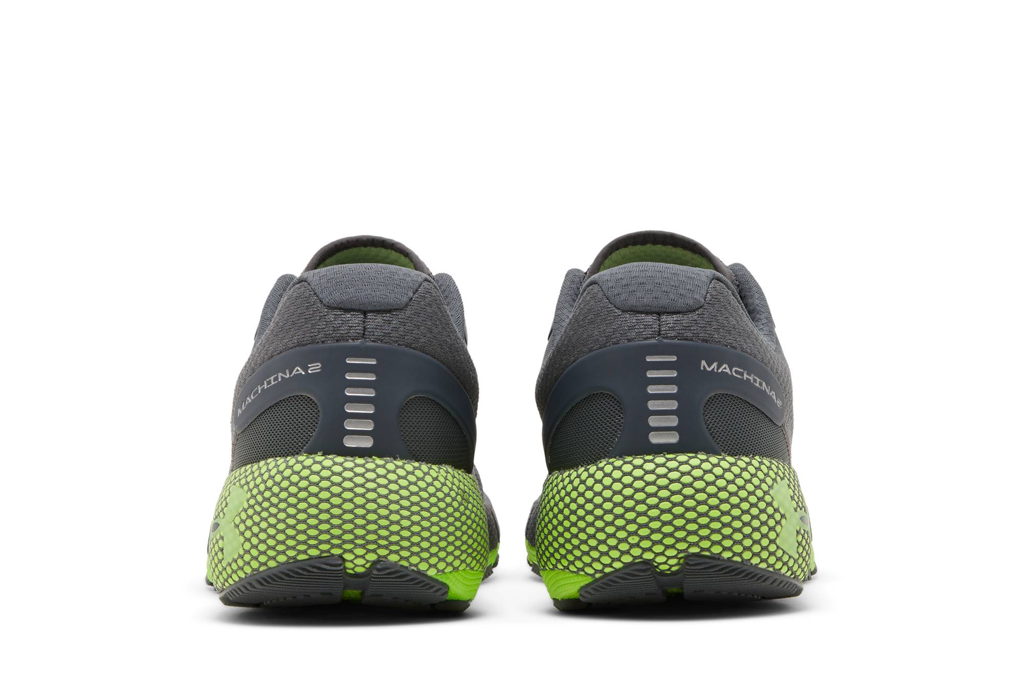 UA HOVR Machina 2 'Pitch Grey Hyper Green' 圖 6