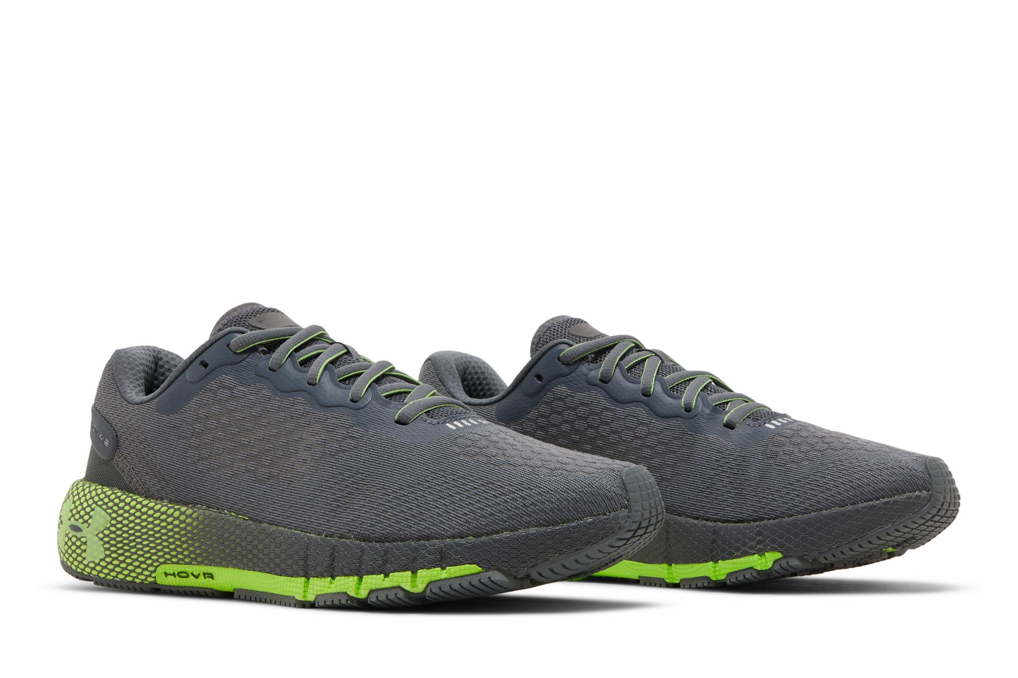 UA HOVR Machina 2 'Pitch Grey Hyper Green' 圖 8