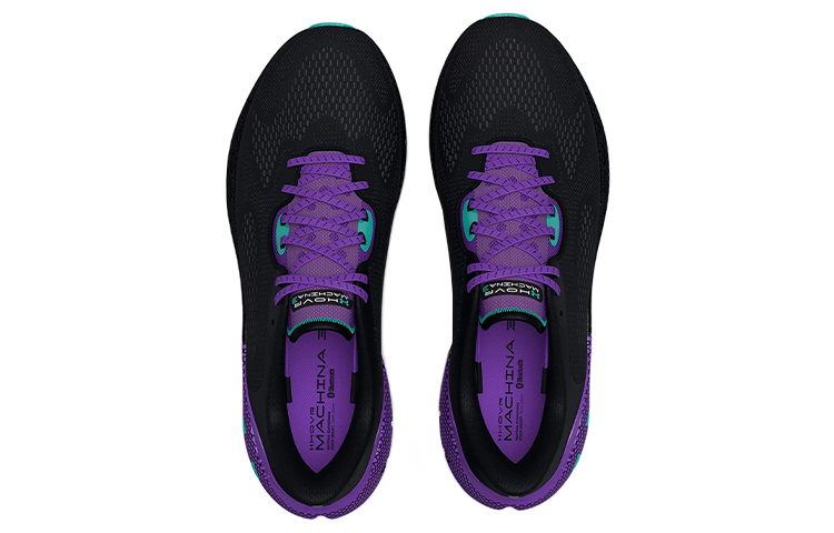 Shop Under Armour HOVR Machina 3 TW 低筒 跑鞋 男款 黑紫 台灣版