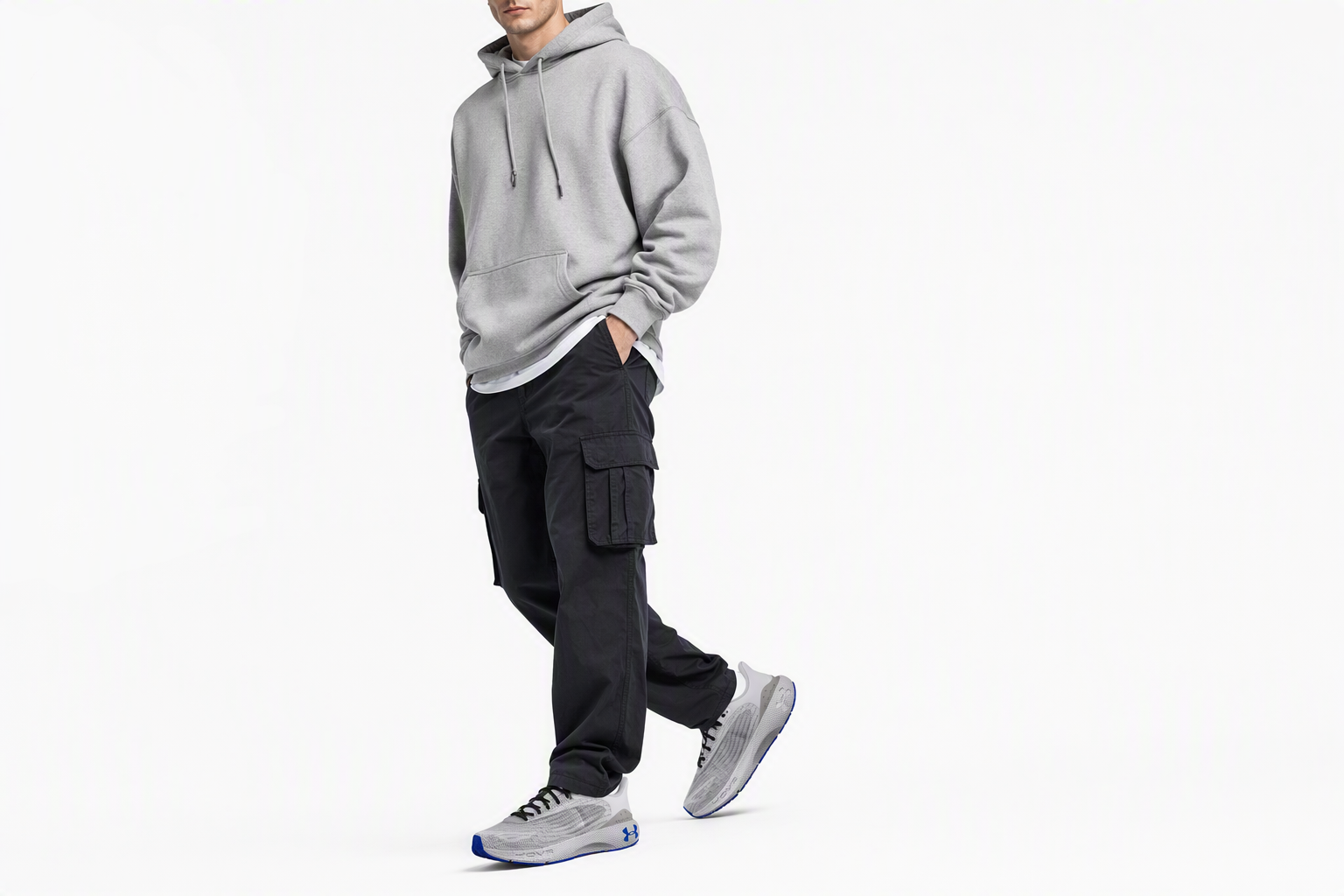 Order Under Armour HOVR Machina 3 低筒 跑步鞋 男款 藍白