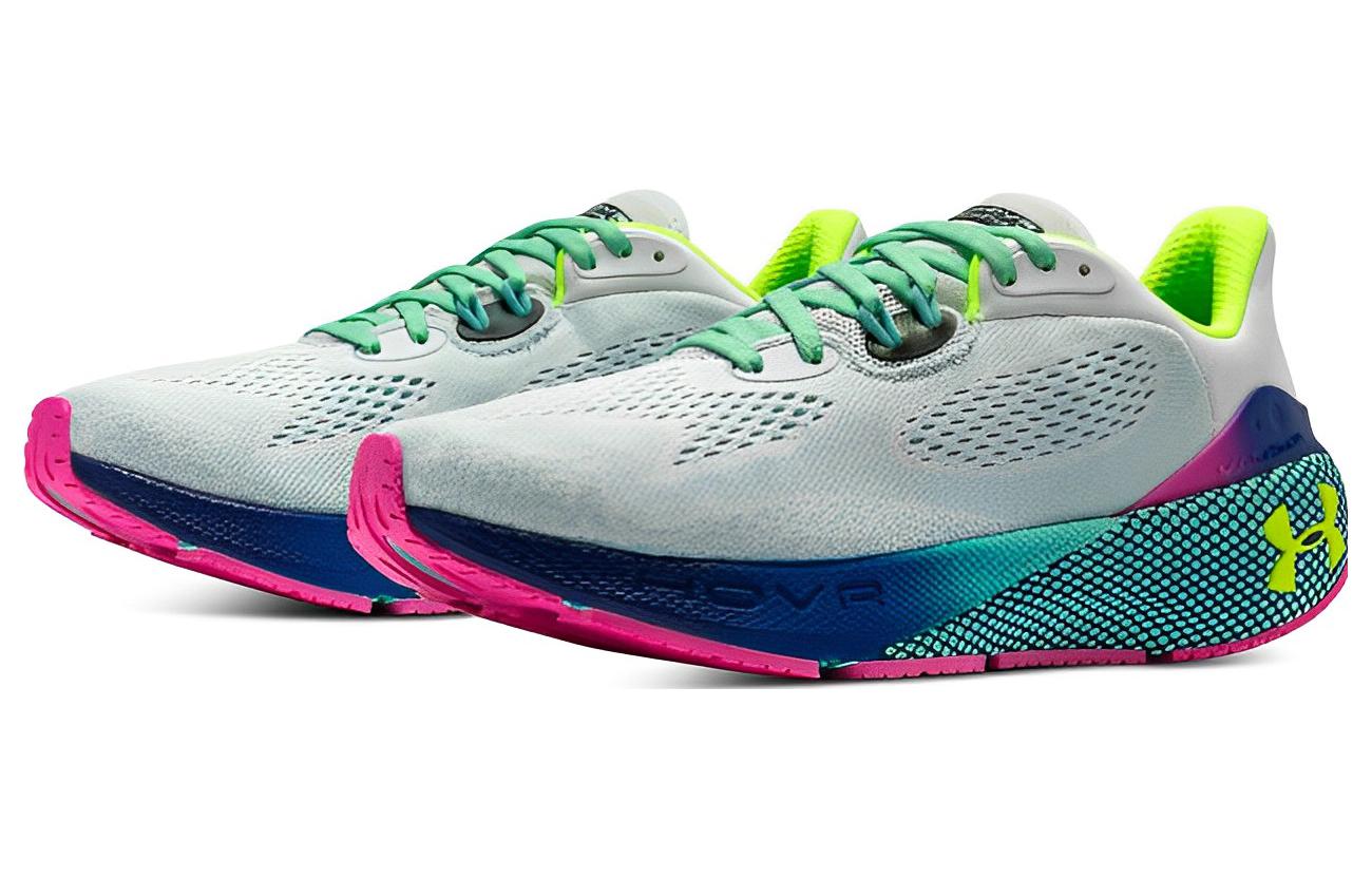 Lookbook Under Armour HOVR Machina 3 Clone Kasut Lari 'Kelabu Aqua Multi' 3026497--100