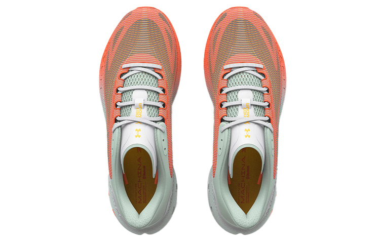 UA HOVR Machina 3 Breeze 'Illusion Green Orange Ice' 圖 4