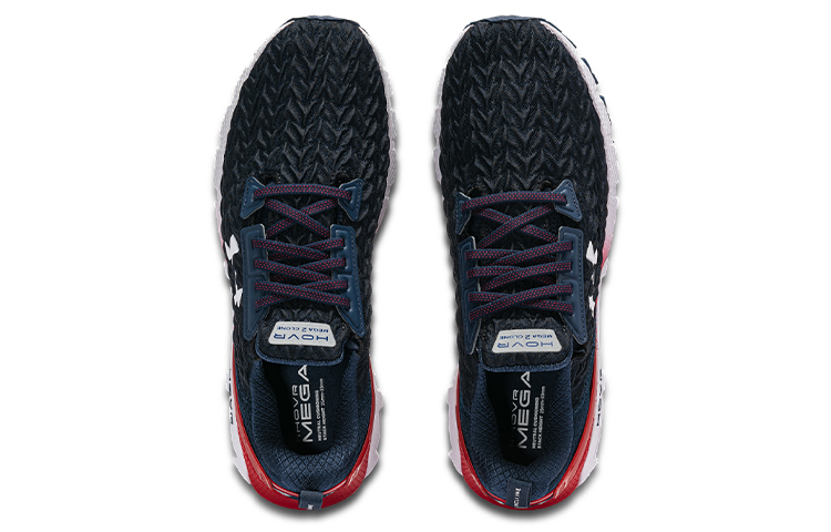 Shop Under Armour HOVR Mega 2 減震防滑低筒跑鞋 男款 藍