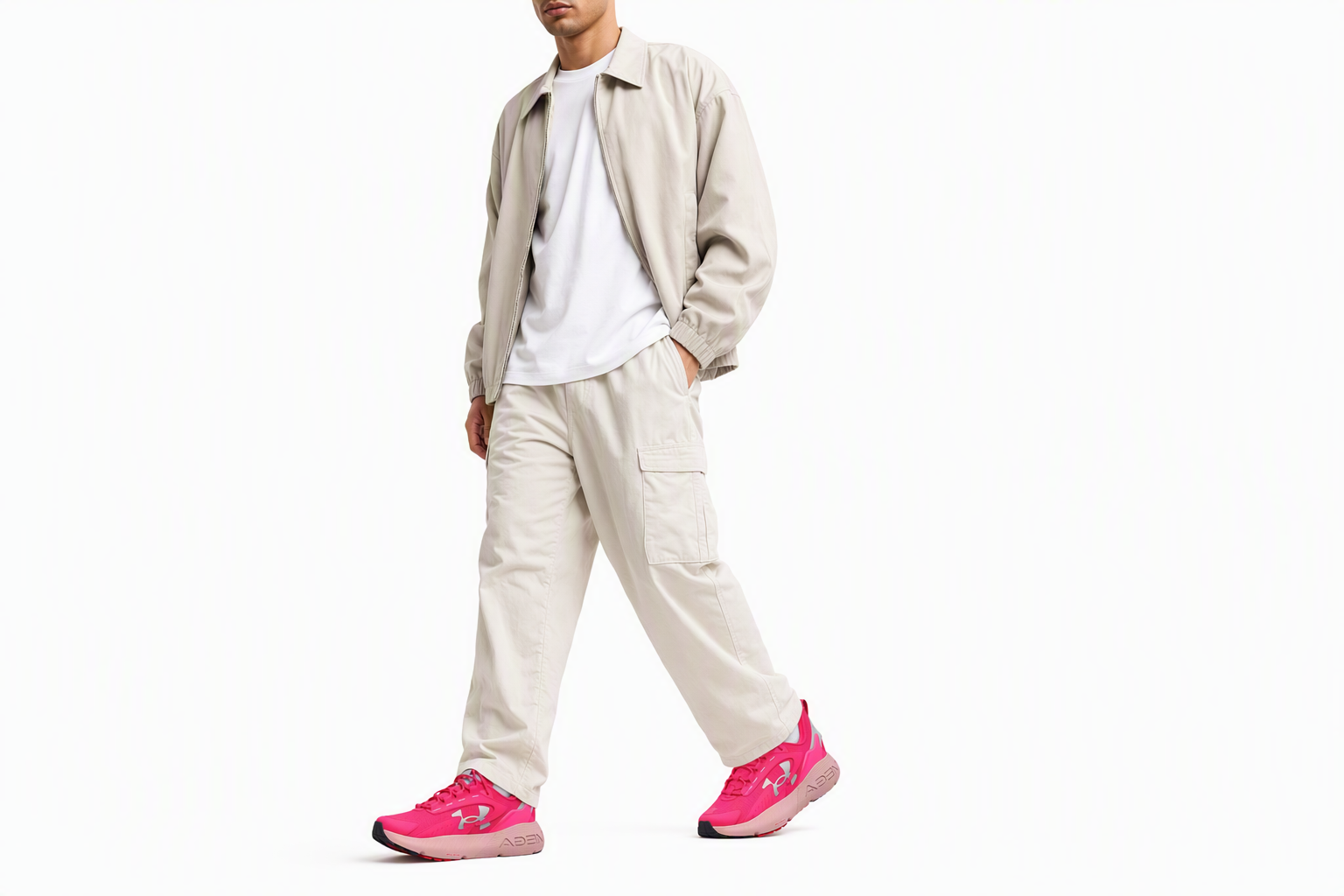 Order Under Armour HOVR Mega 2 MVMNT 'Pink Shock Reflective' 3026629-603