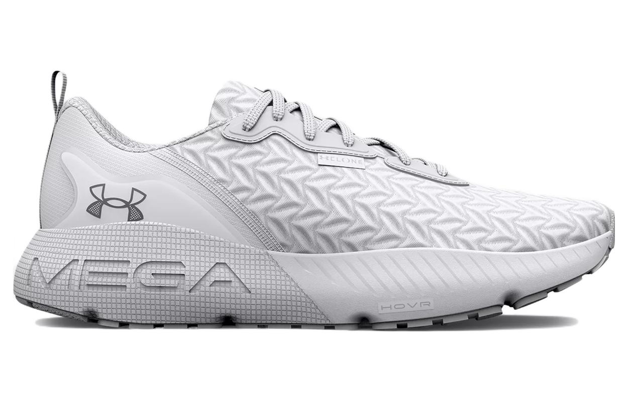 Order Under Armour HOVR Mega 3 Clone 'Putih Perak Metalik' 3025308-100