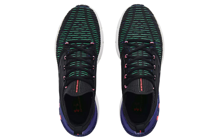 Lookbook UAホバーファントム2 インテリニット 黒/ロイヤル 3024154-002