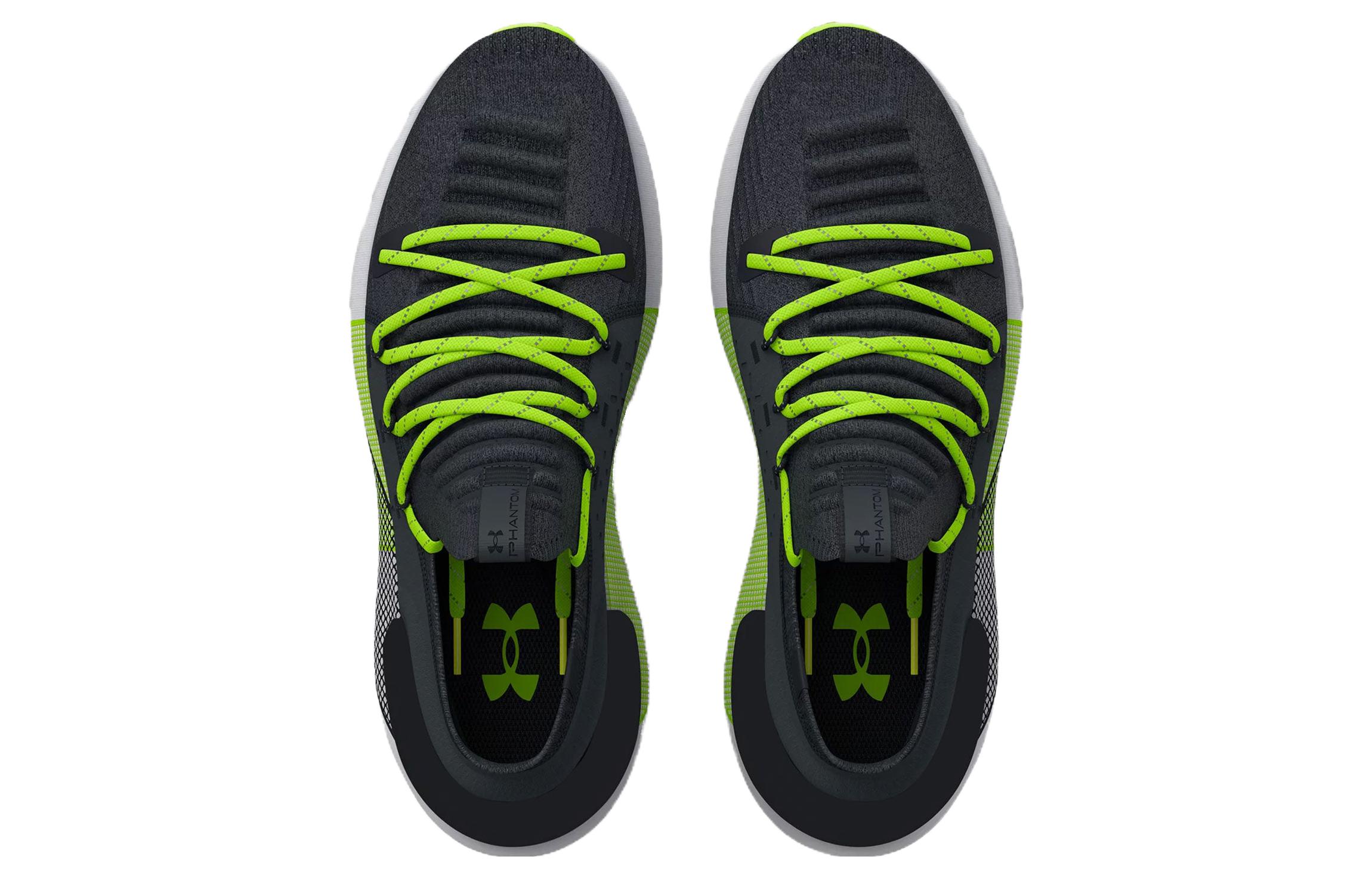 Shop 安德瑪 HOVR Phantom 3 Reflect '黑酸橙爆發' 3025518-003