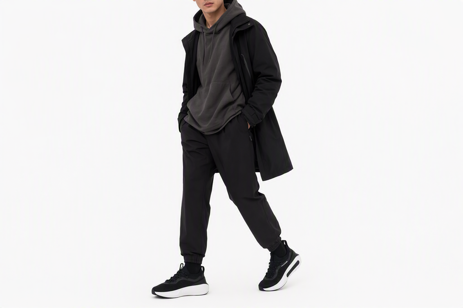 Order Under Armour HOVR Phantom 4 'Hitam Putih' 3027593-001