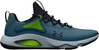 Under Armour HOVR Rise 4 'Static Blue Lime Surge' 3025565-401 Under Armour HOVR Rise 4 'Static Blue Lime Surge' 3025565-401