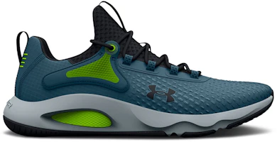 Under Armour HOVR Rise 4 'Static Blue Lime Surge' 3025565-401 Under Armour HOVR Rise 4 'Static Blue Lime Surge' 3025565-401
