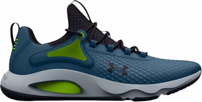 Under Armour HOVR Rise 4 'Static Blue Lime Surge' 3025565-401 Under Armour HOVR Rise 4 'Static Blue Lime Surge' 3025565-401