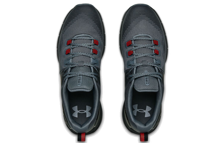 Lookbook Under Armour HOVR Rise 耐磨防滑 低筒 跑步鞋 男款 桃灰色 運動