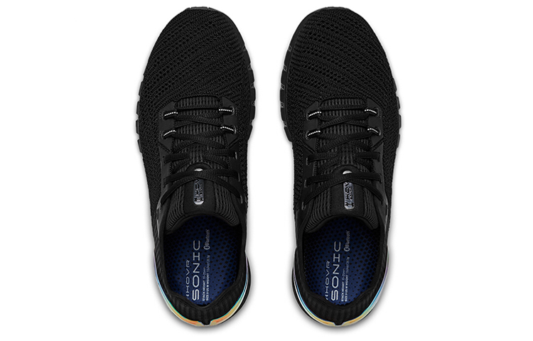 Shop Under Armour HOVR Sonic 2 Terkoneksi 'Hitam' 3021586-003