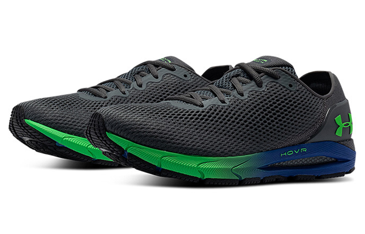 UA Hovr Sonic 4 Sneakers 'Black Green Royal' 圖 3