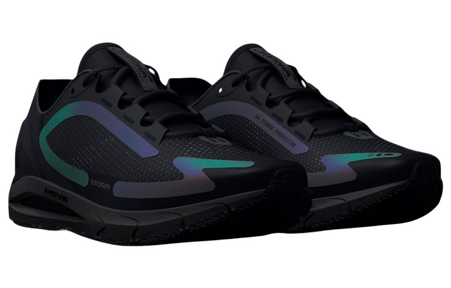 Lookbook Under Armour HOVR Sonic 5 Storm 'Hitam Iridescent' 3025448-001
