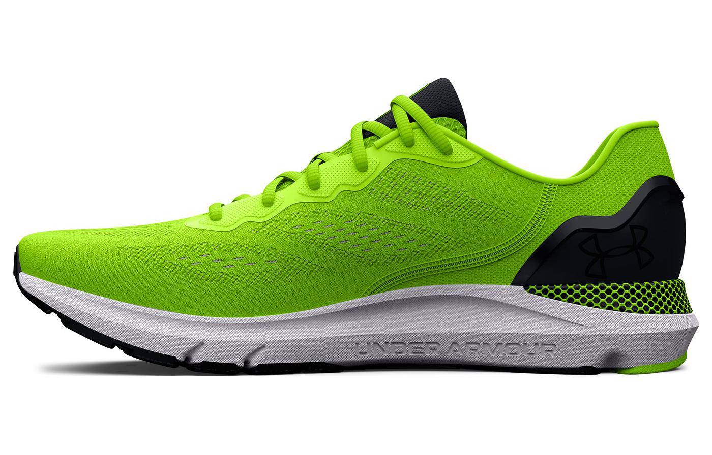 UA HOVR Sonic 6 2E Wide 'Lime Surge Black'