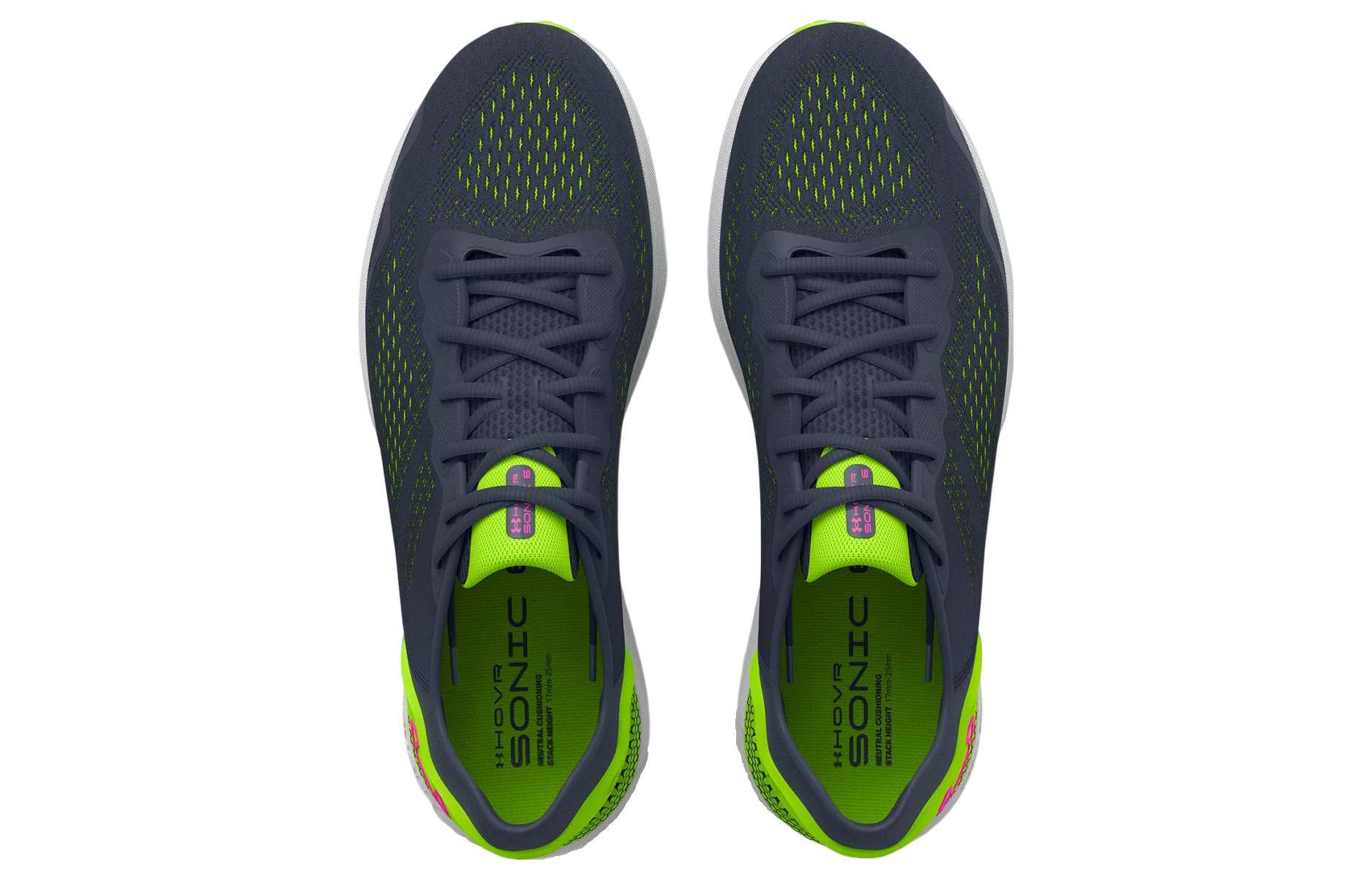 Shop 安德玛 HOVR Sonic 6 '雨灰青柠绿' 3026121-400