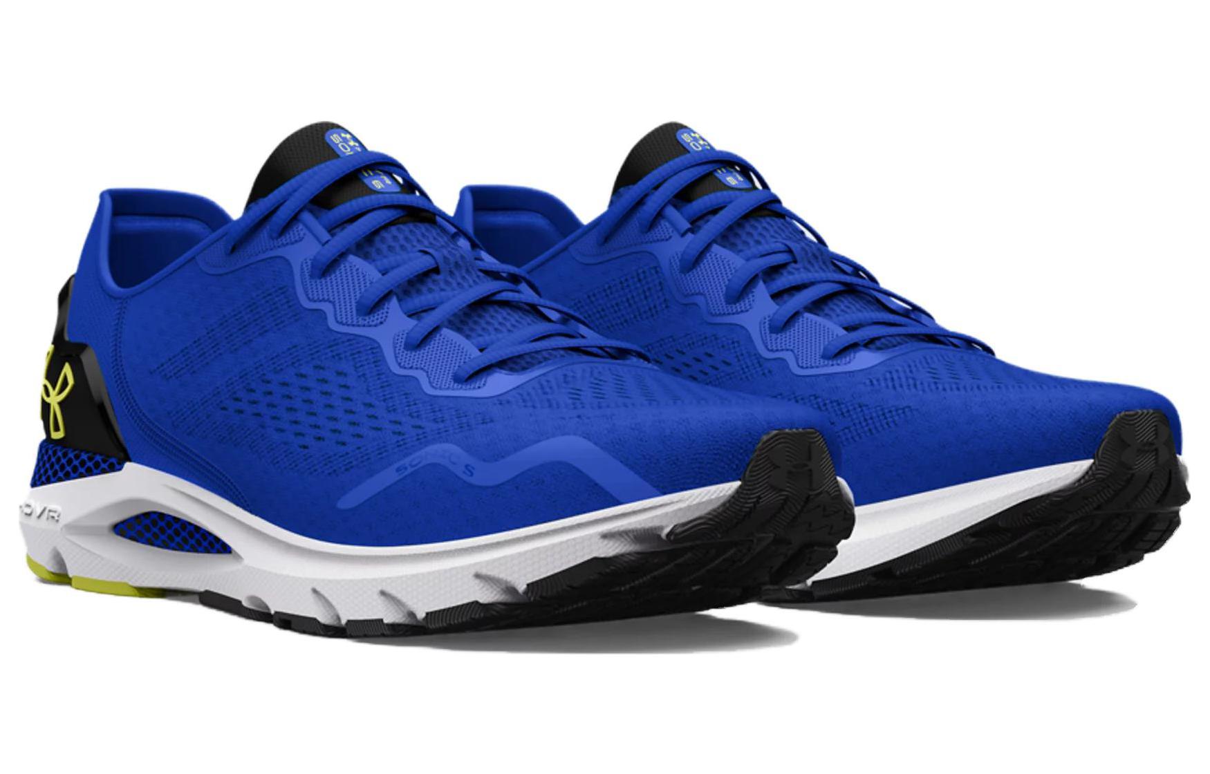 Lookbook Under Armour HOVR Sonic 6 'Team Royal Lime' Lelaki Kasut Sukan. 3026121-402