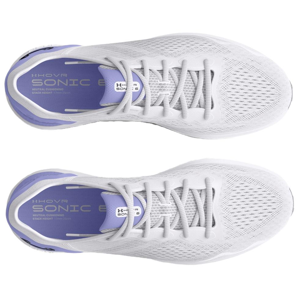 Shop 언더아머 호버 소닉 6 화이트 퍼플 아이스 3026128-104